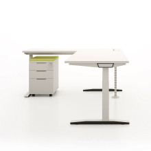 customized size hydraulic desks that lift up and down motorized standing desk